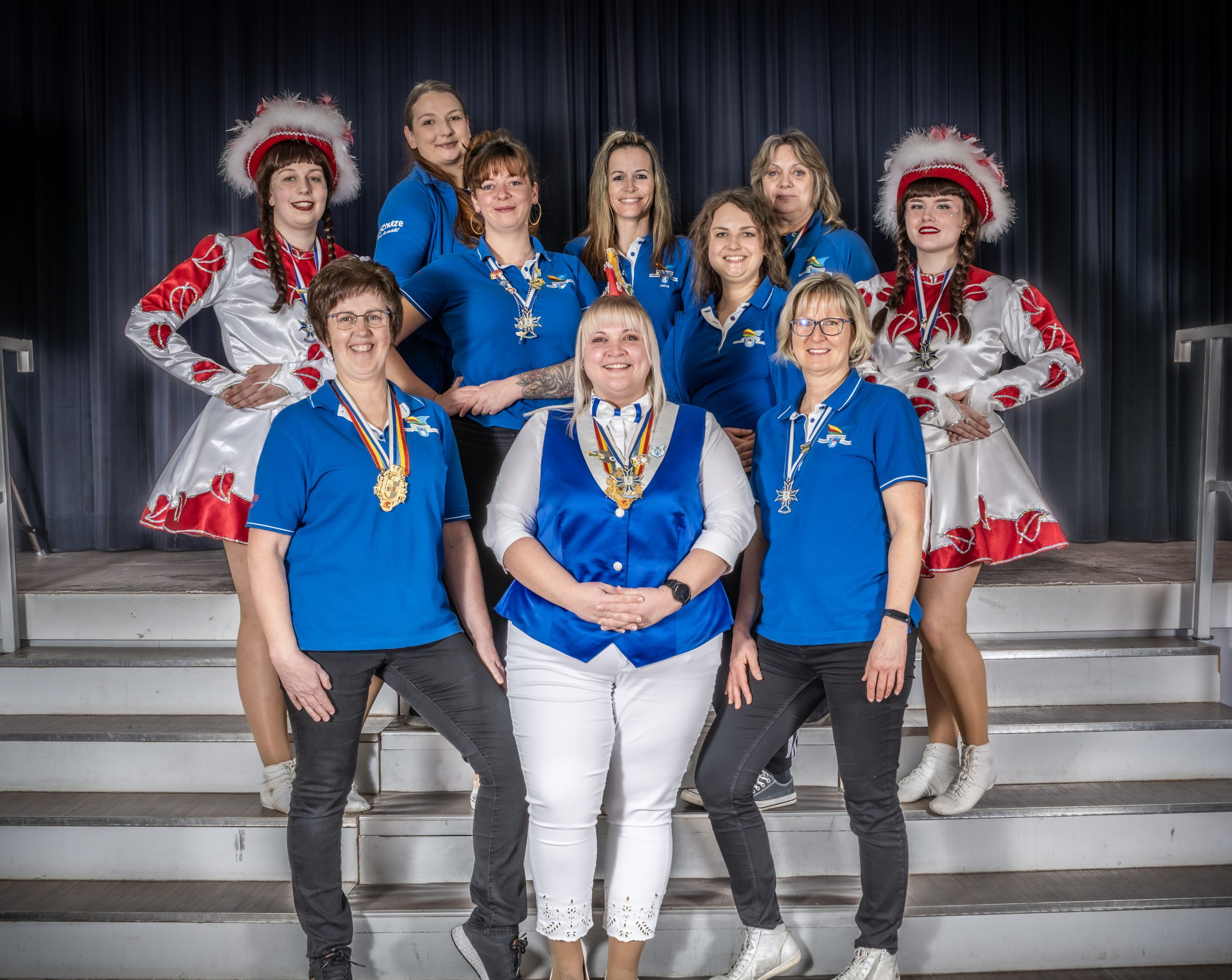 Foto der Funkenmariechen des RCC